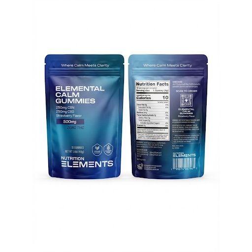 Elemental Calm CBN + CBG gummies — CBN vs CBD for sleep