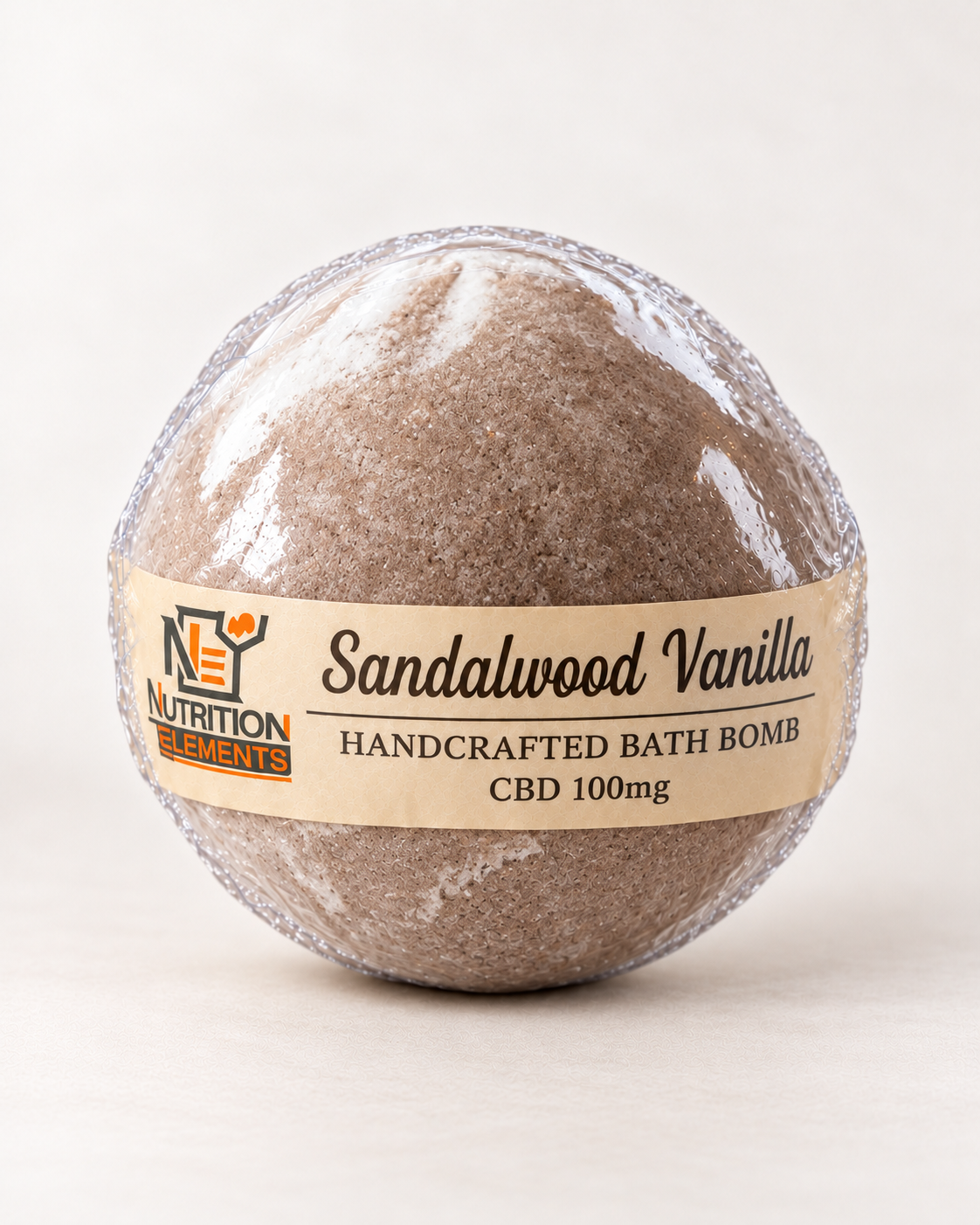 Sandalwood Vanilla CBD Bath Bomb-100mg