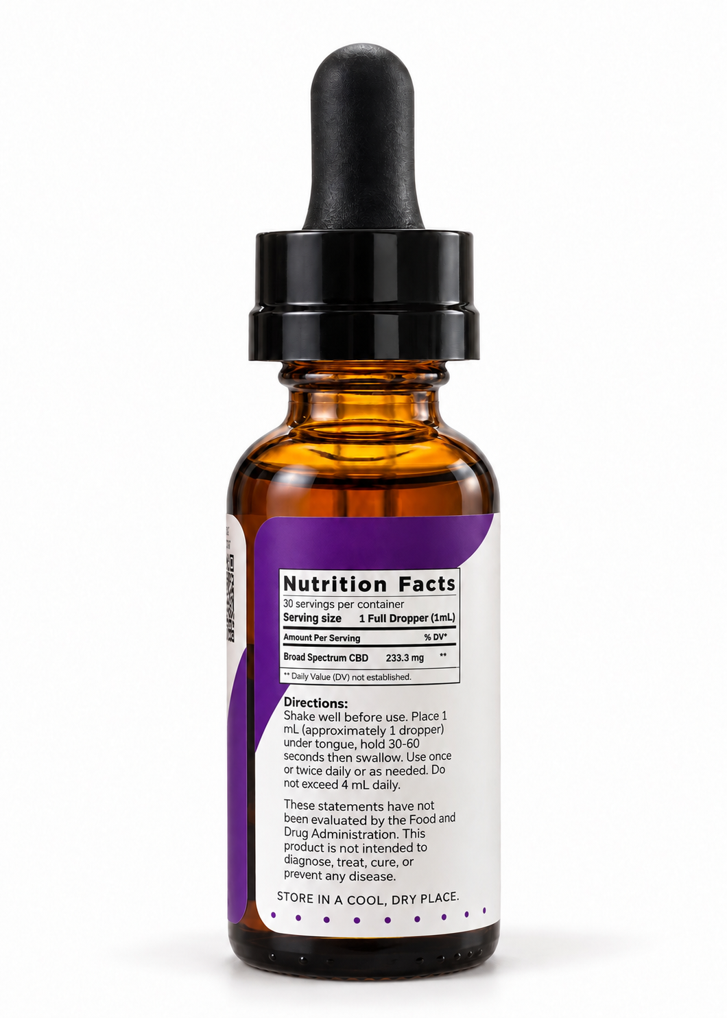 Broad Spectrum CBD Oil 7000-mg Mixed Berry