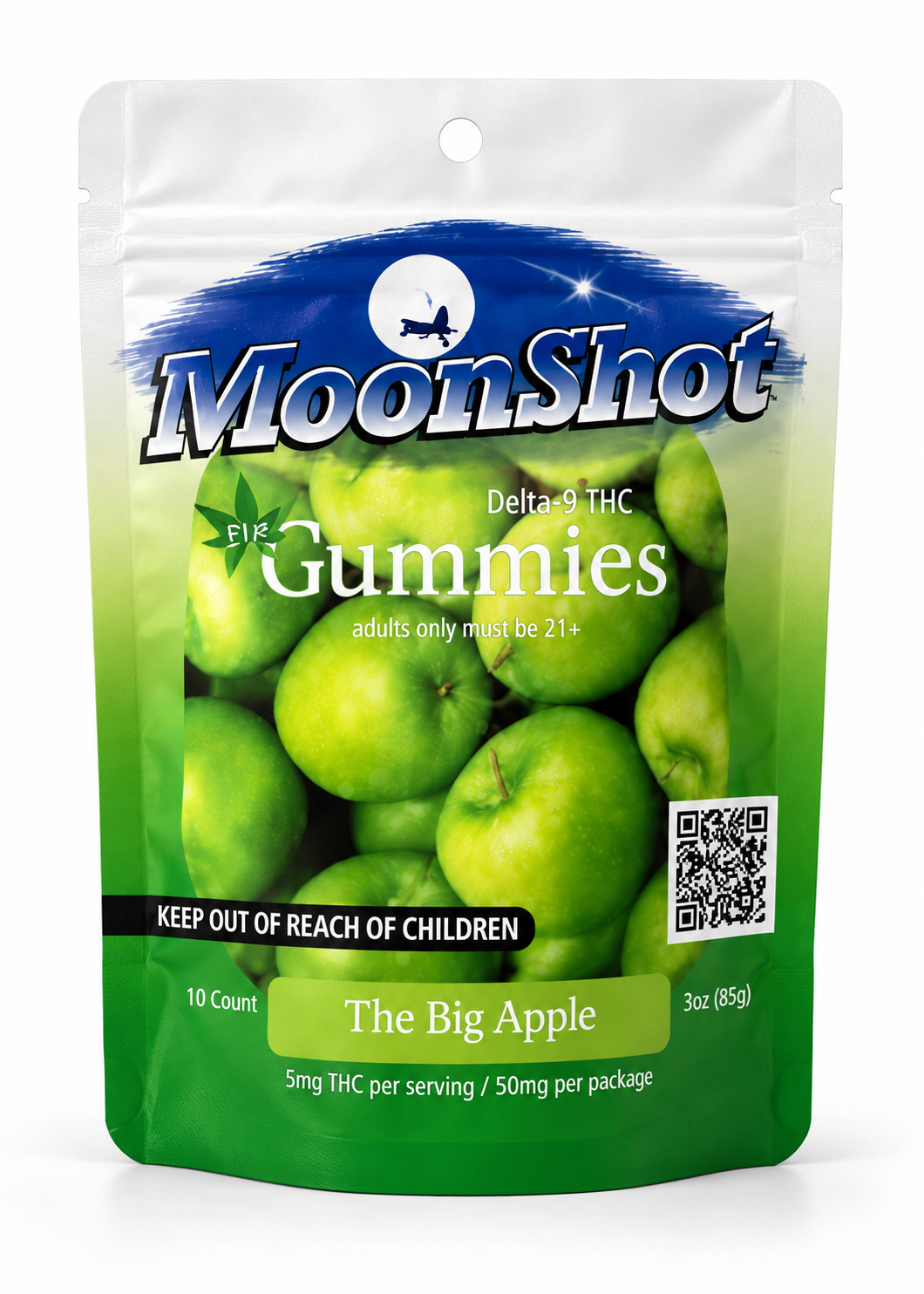 MoonShot Delta-9 Green Apple– 10 Count