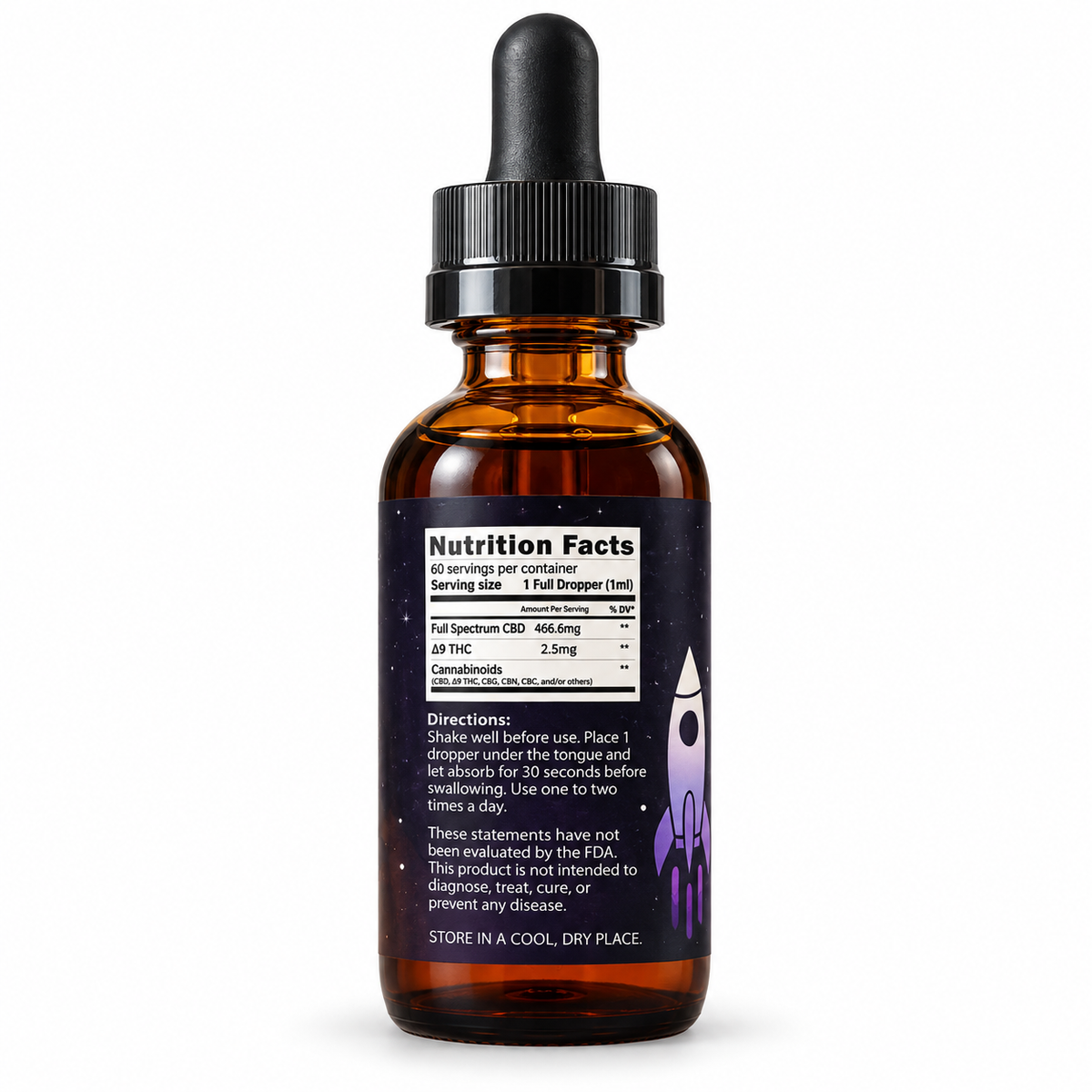 Moonshot Super Full Spectrum Tincture- 14,000/ 2 FL oz