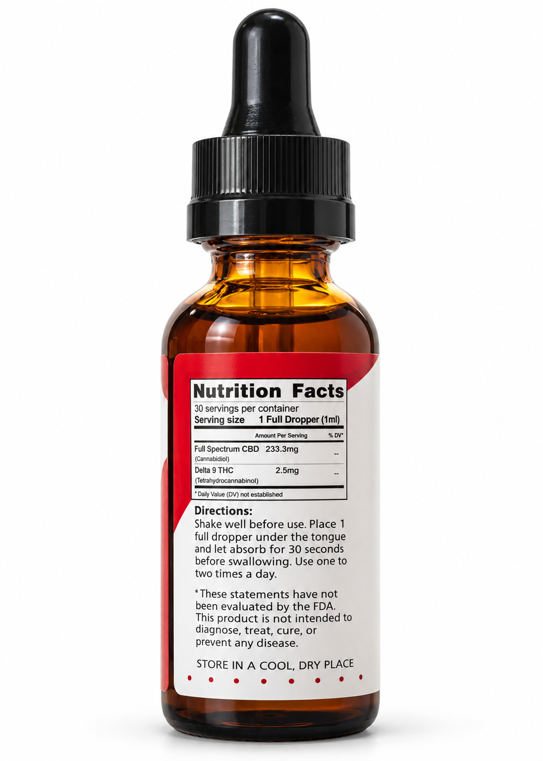 Full Spectrum CBD Tincture- 7000mg Unflavored