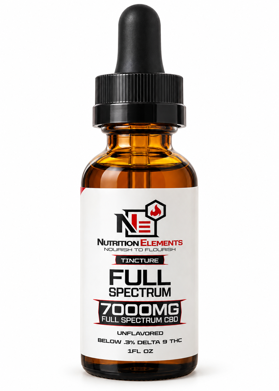 Full Spectrum CBD Tincture- 7000mg Unflavored