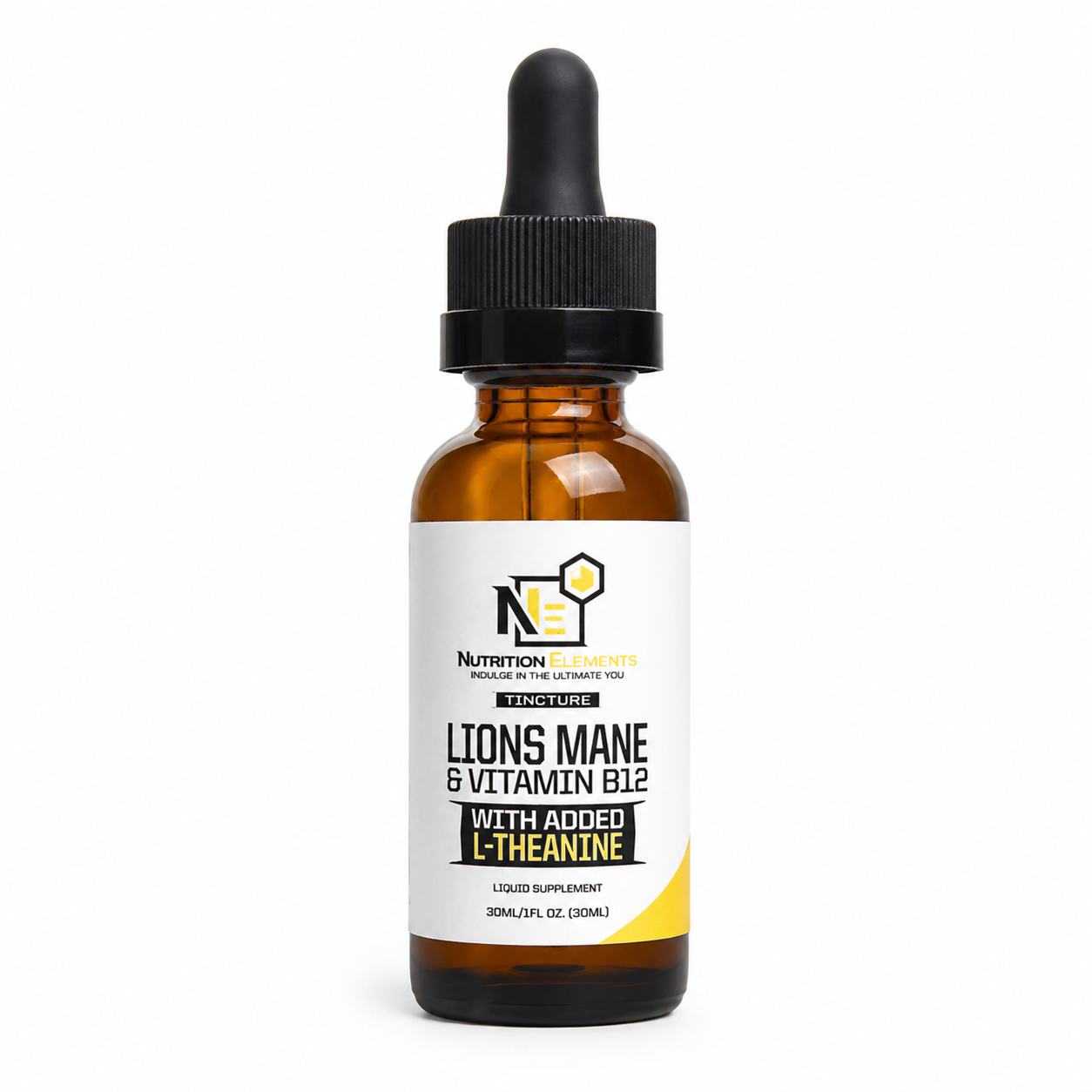 Lions Mane and B-12 tincture (unflavored)