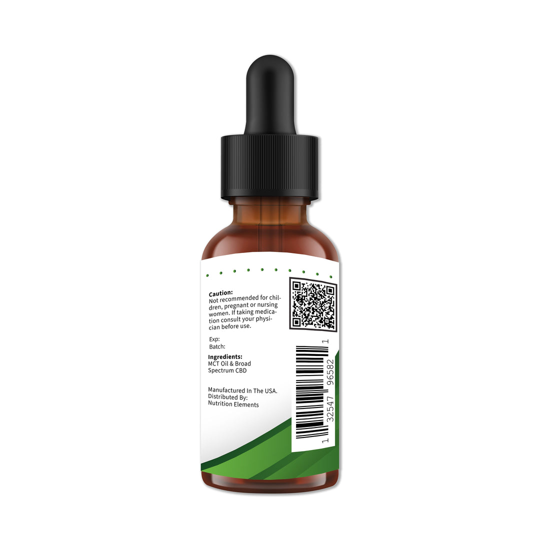 7,000mg Broad Spectrum CBD Oil, Unflavored from Nutrition Elements, product view 2