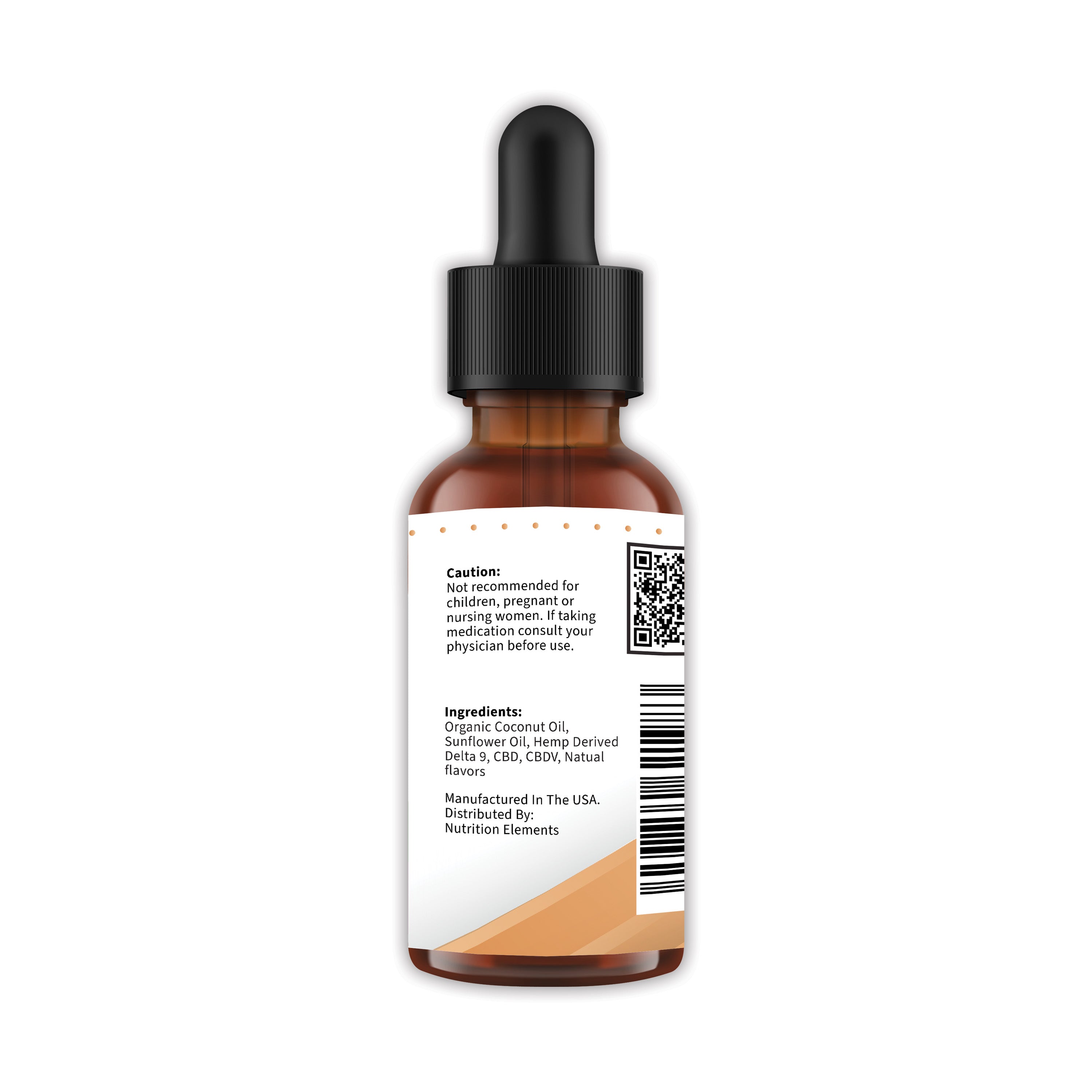 2,000mg CBDV Energy Tincture, Mocha