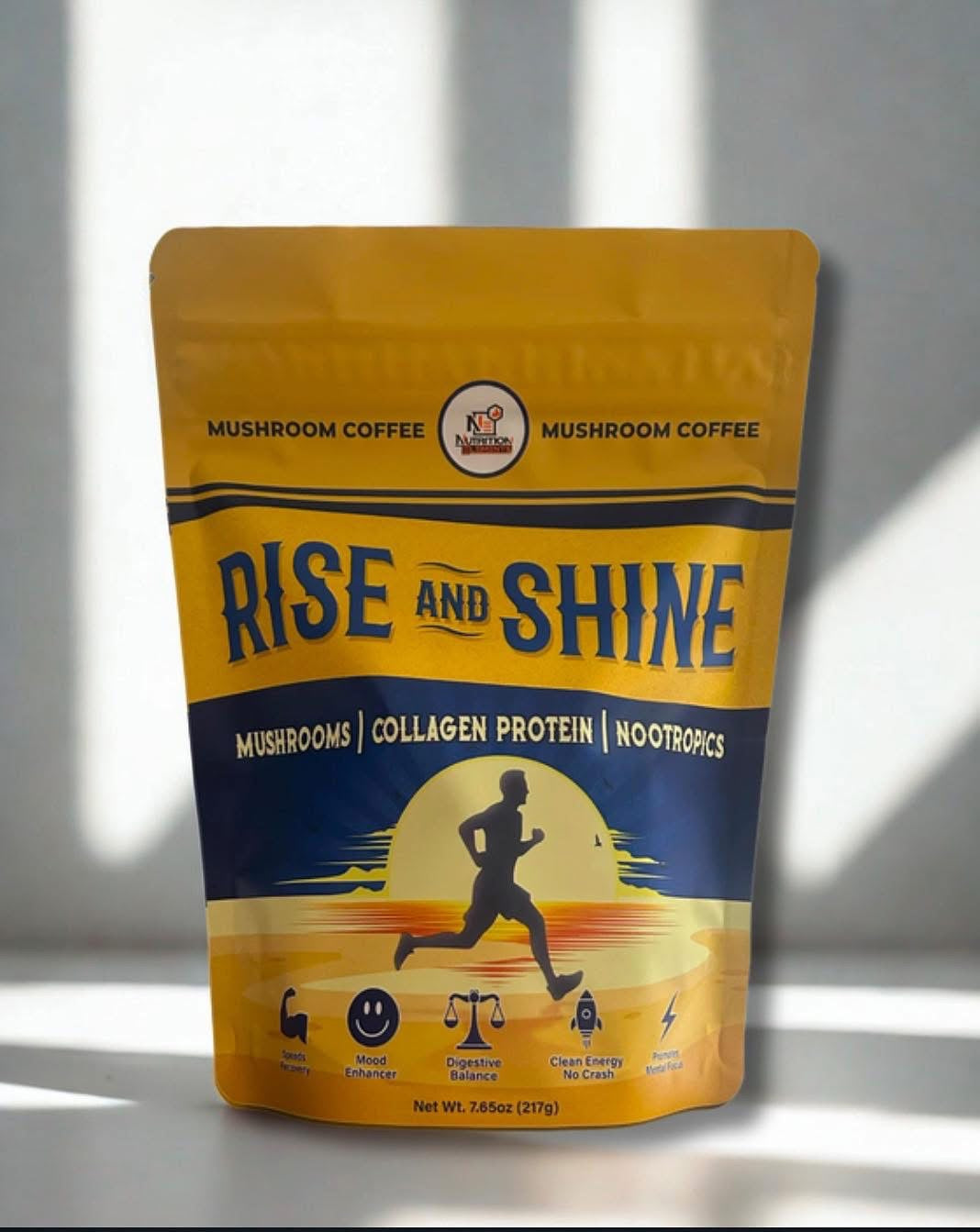 Rise and shine mushroom coffee