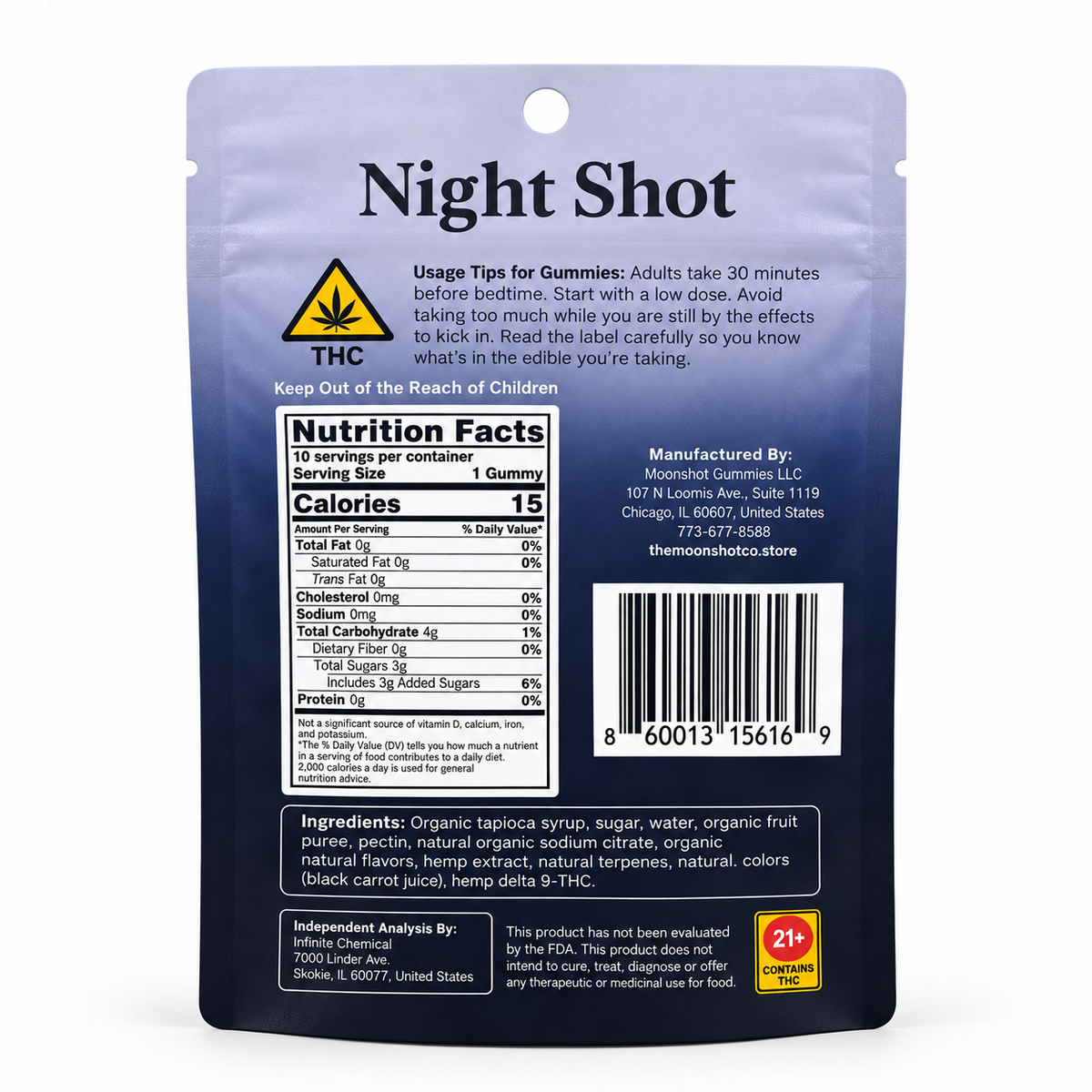 NightShot Sleep Gummies