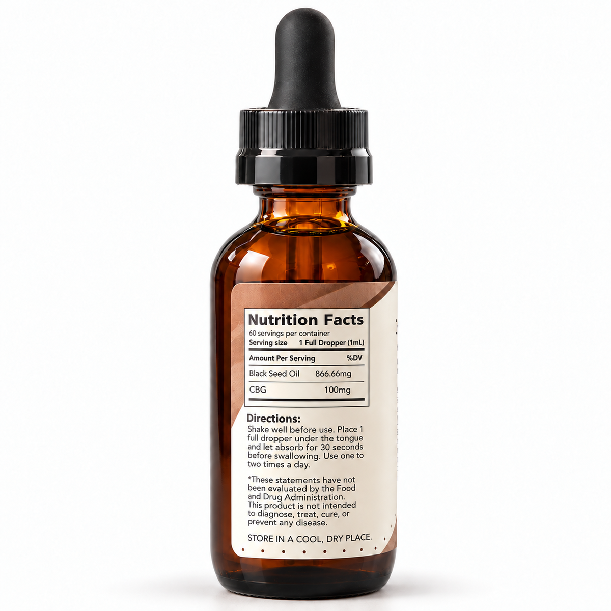 Platnium Elements Black Seed + CBD- Peppermint 2oz