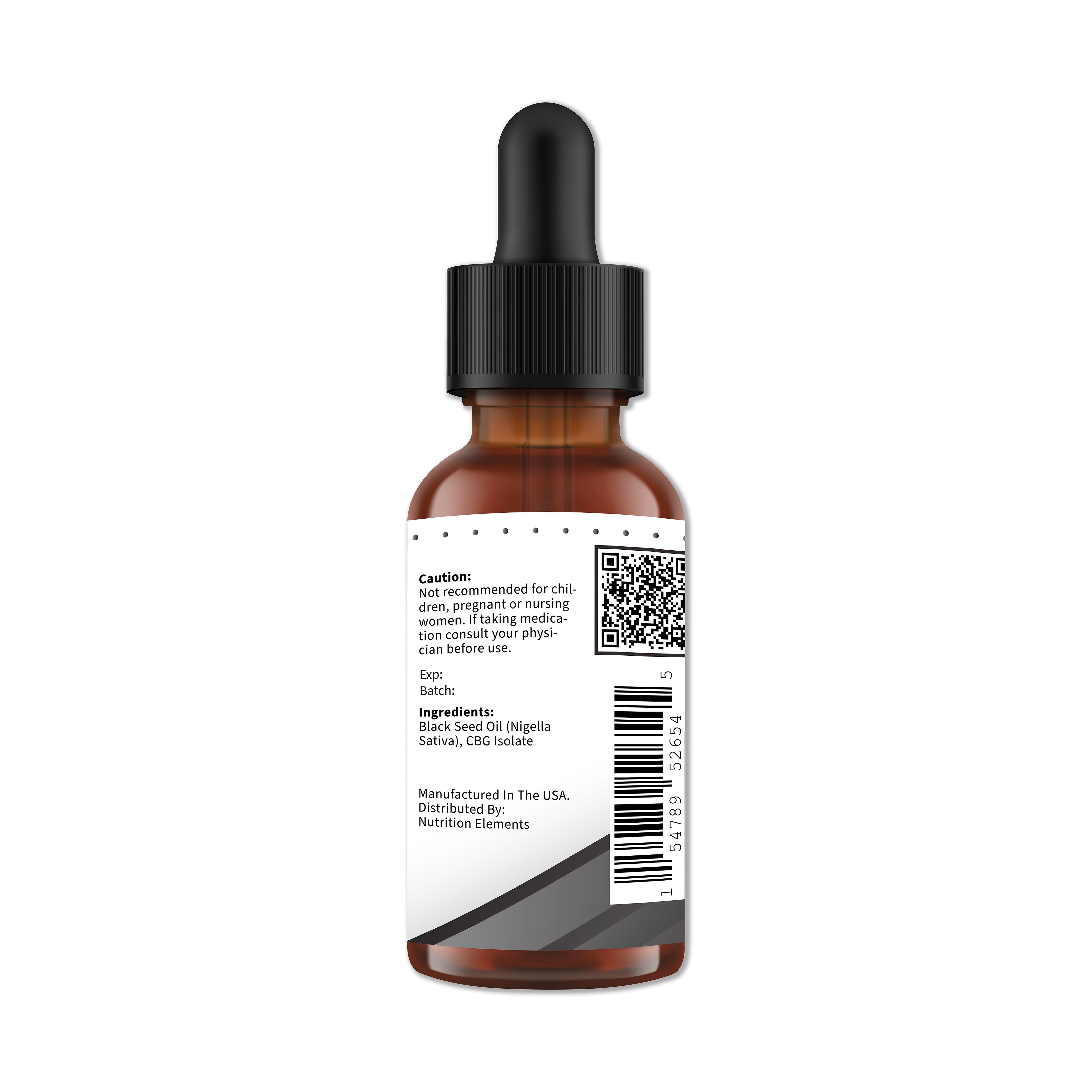 26,000mg Black Seed Oil, THC Free from Nutrition Elements, product view 3