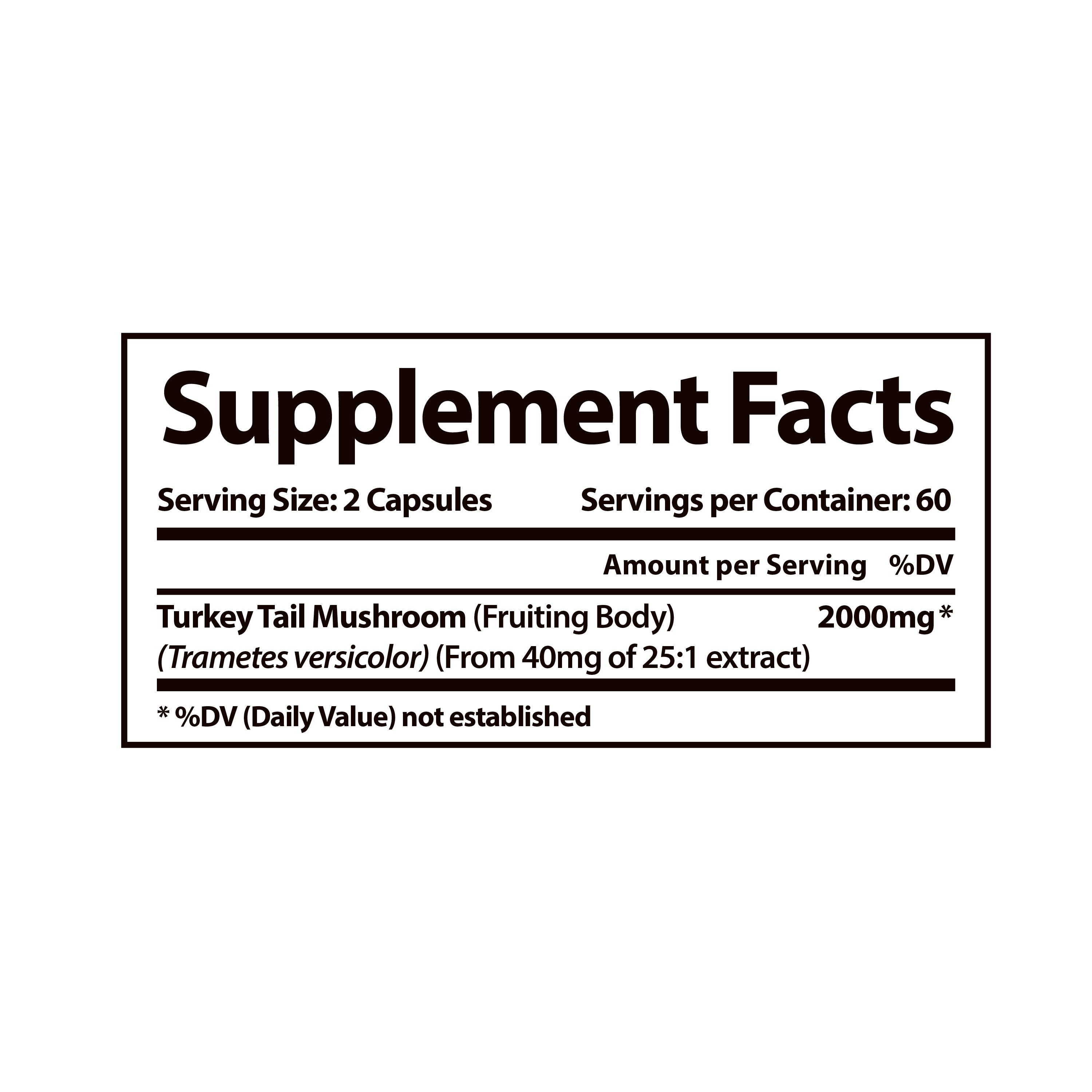 Turkey Tail Mushroom Capsules 120 count from Nutrition Elements, product view 4