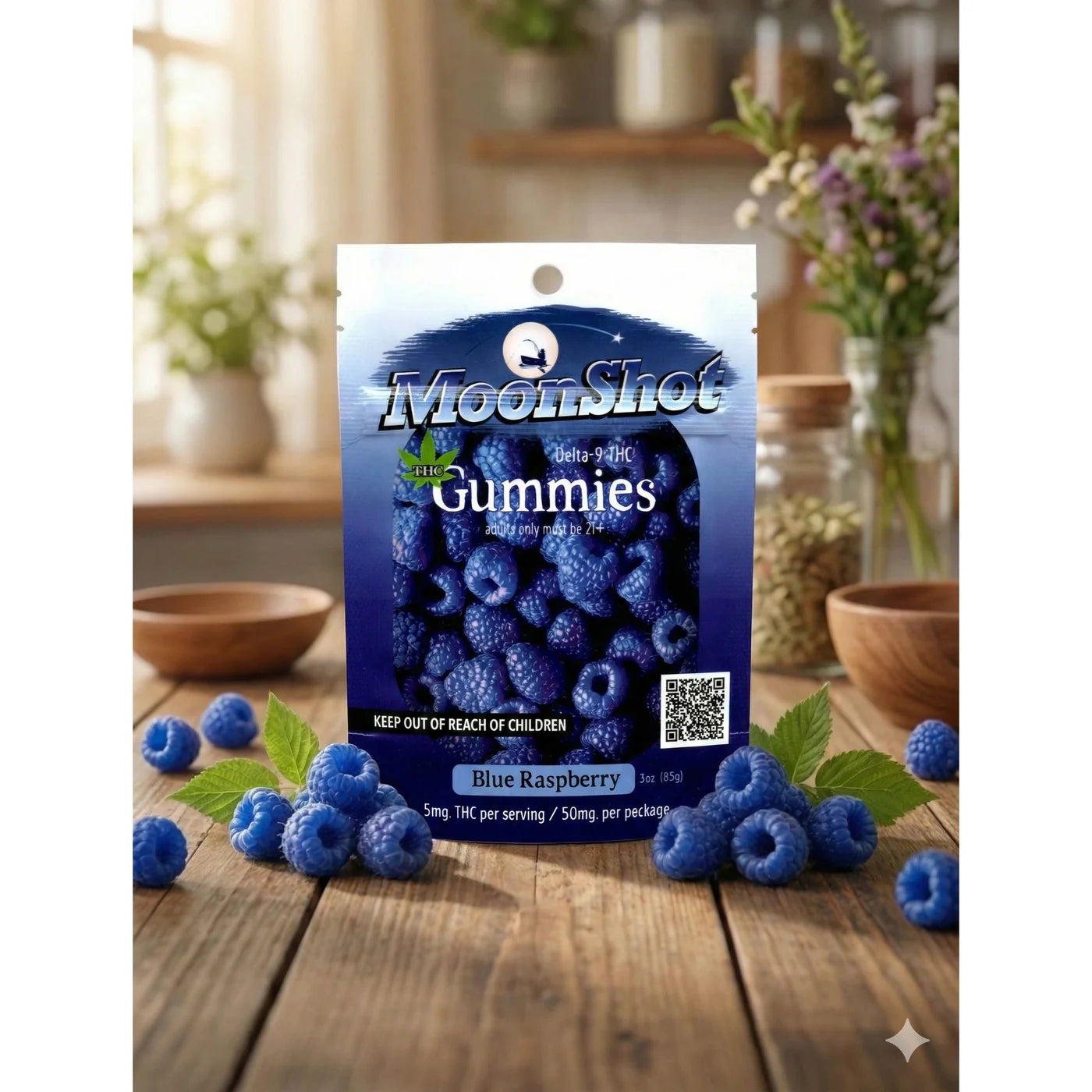 Moonshot Blue Raspberry Delta 9 (10 count)