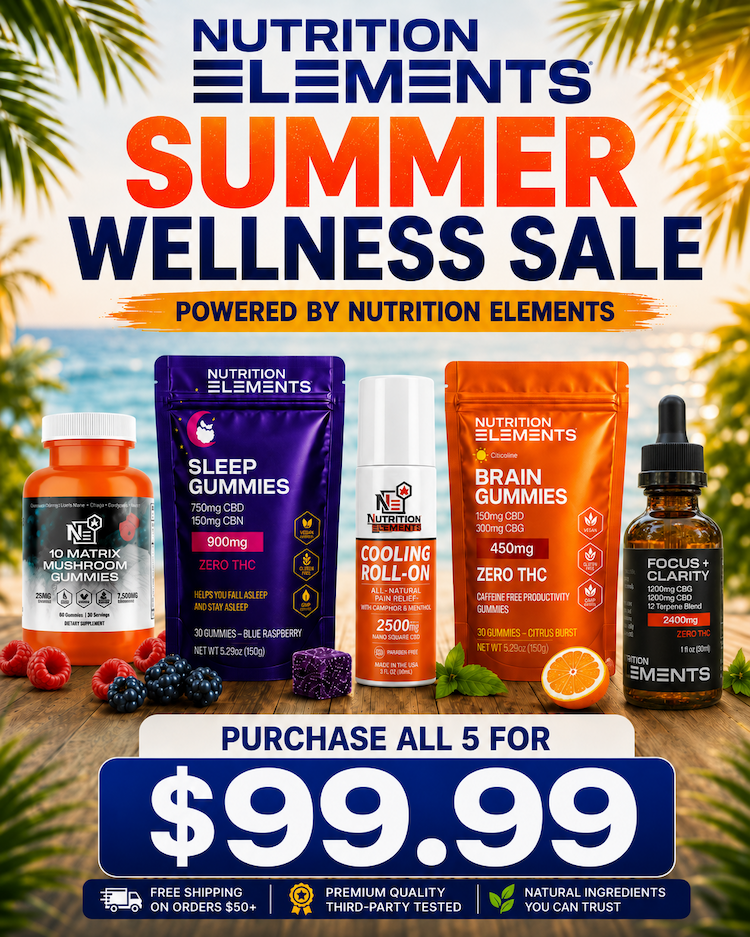 Summer Wellness Bundle — five Nutrition Elements best-sellers for $99.99