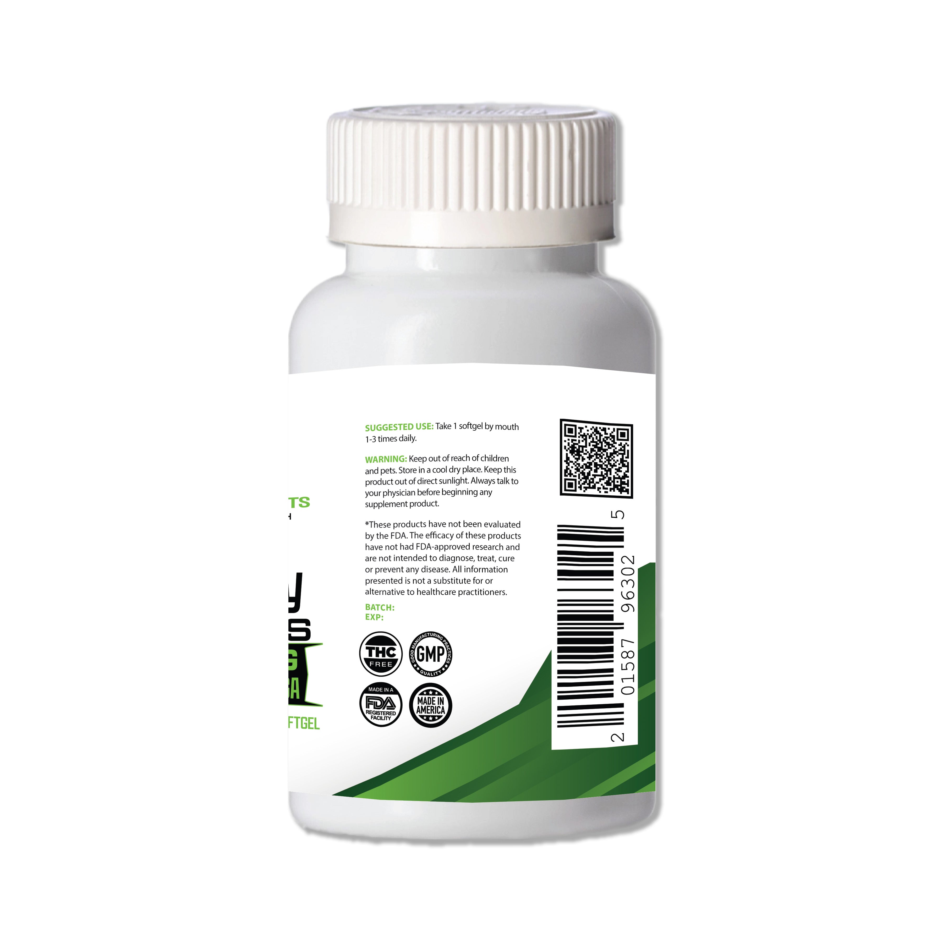 2,400mg CBD Immunity Softgels