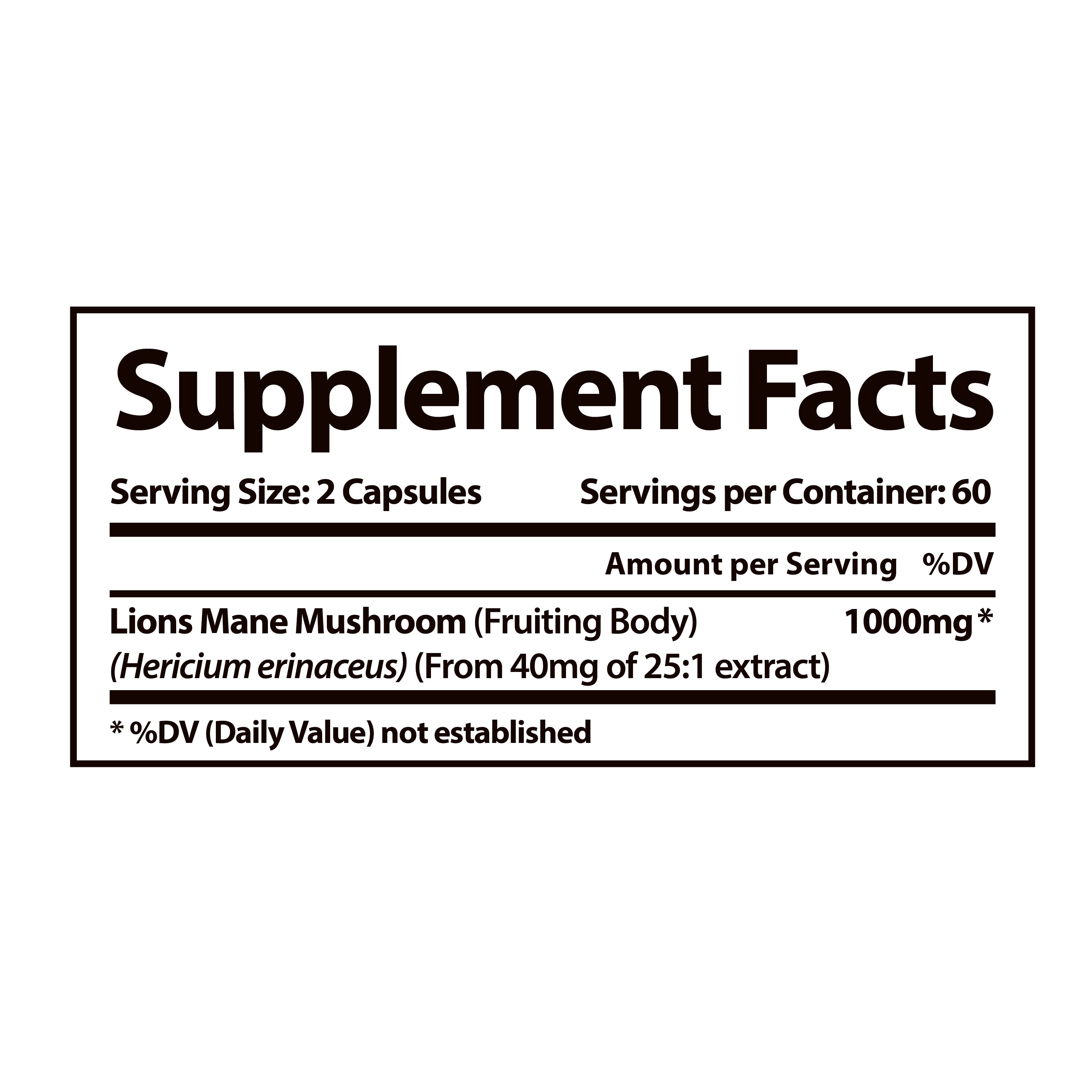 Lion's Mane Mushroom Capsules from Nutrition Elements, product view 4