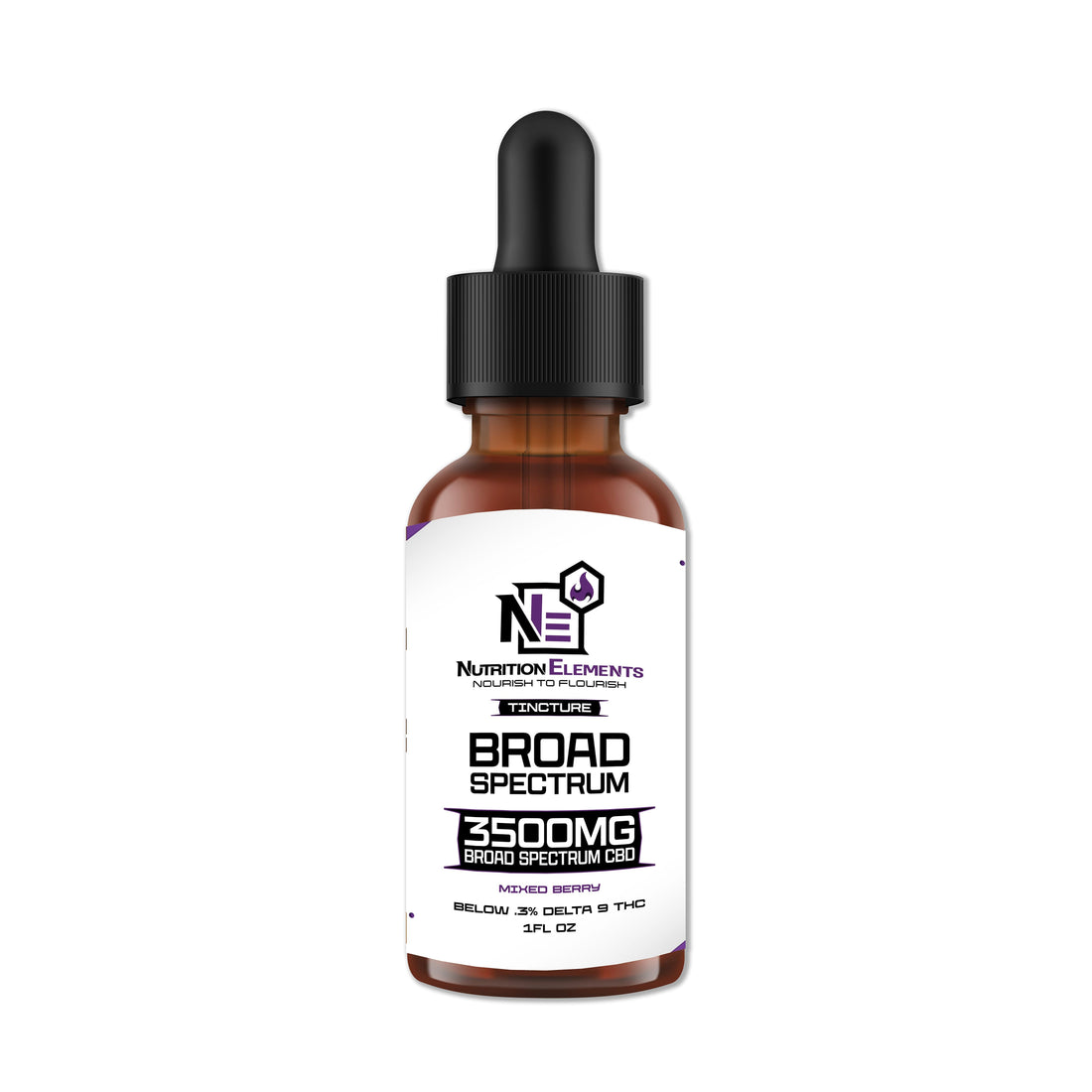 Broad spectrum CBD oil tincture