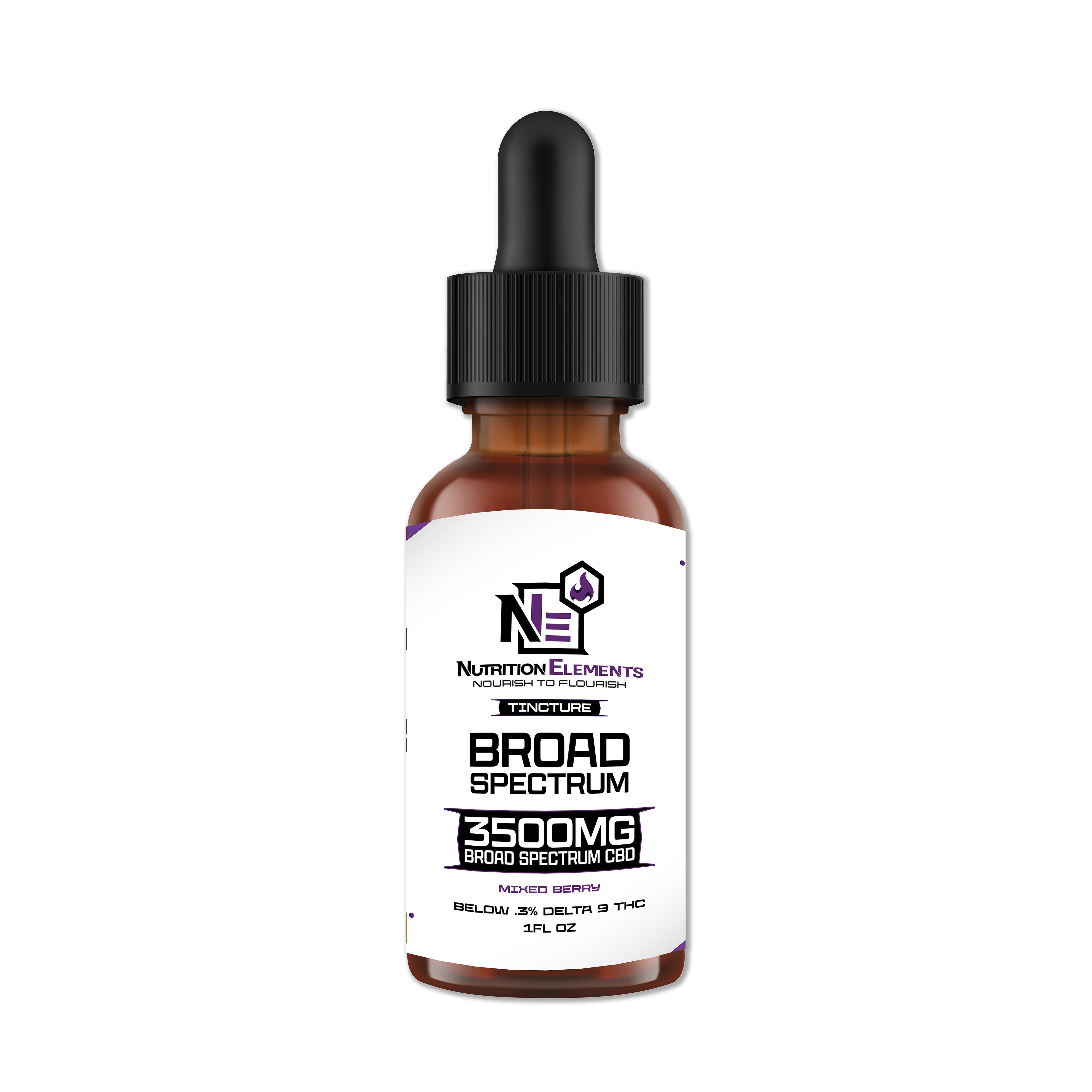 Broad spectrum CBD oil tincture