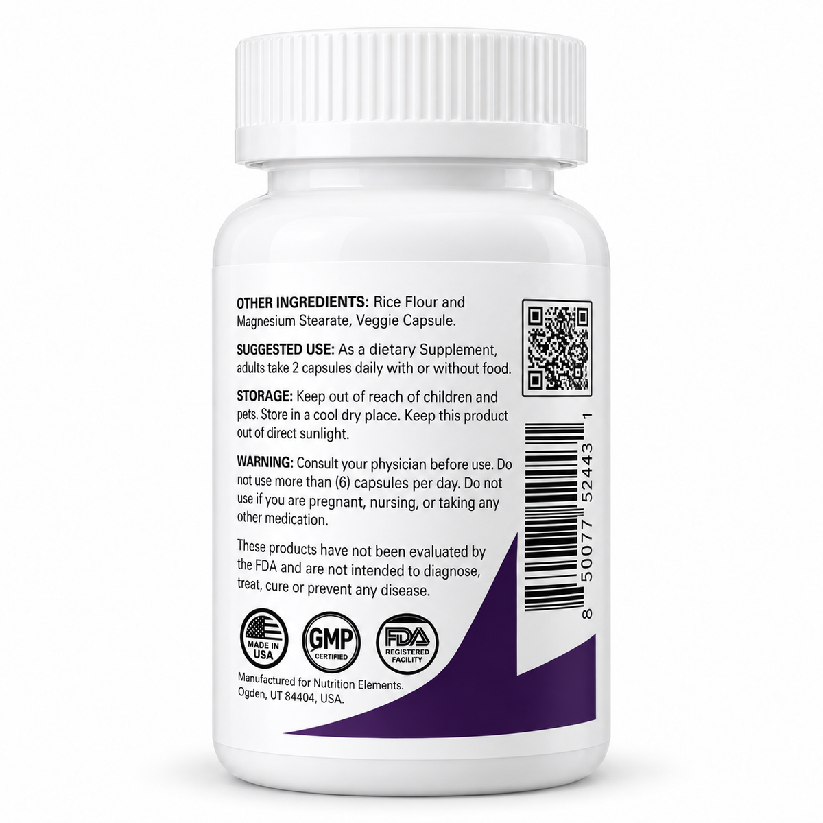 Turkey Tail Capsules- 1000mg MG / 120 count
