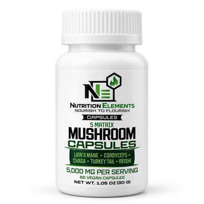 5 Matrix Mushrooms Capsules- 5000 mg/60 count