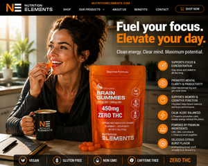 Brain Gummies – Citrus Burst Focus Formula