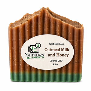 Oatmeal, Milk & Honey Goat Milk w/CBD Soap 250mg