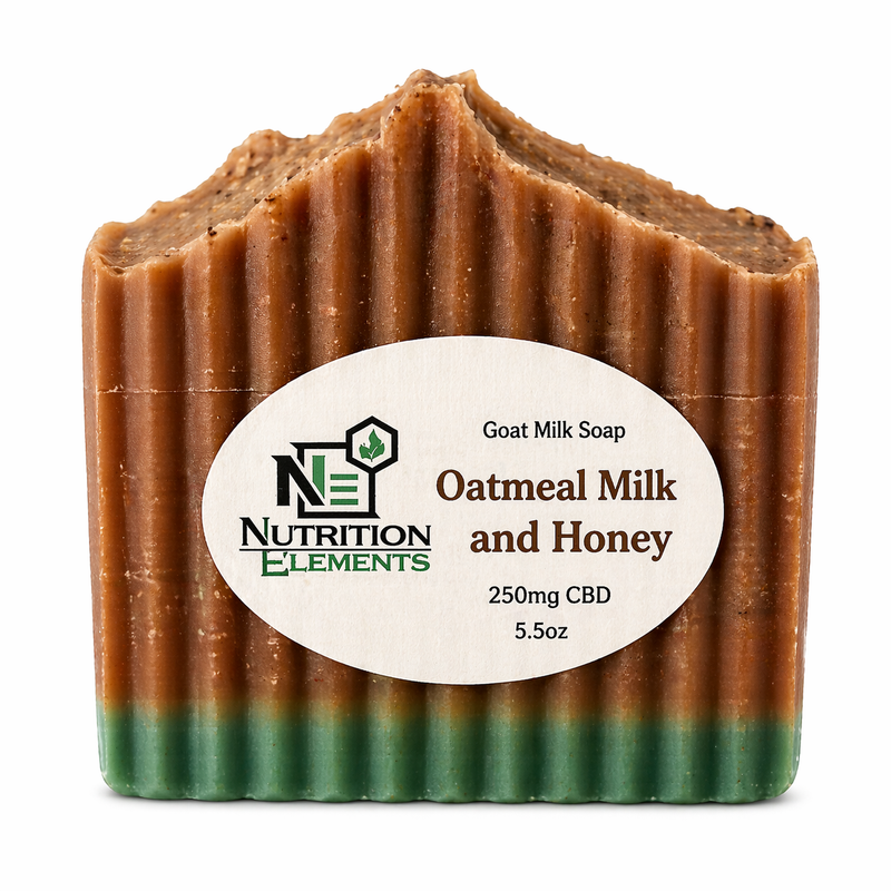 Oatmeal, Milk & Honey Goat Milk w/CBD Soap 250mg