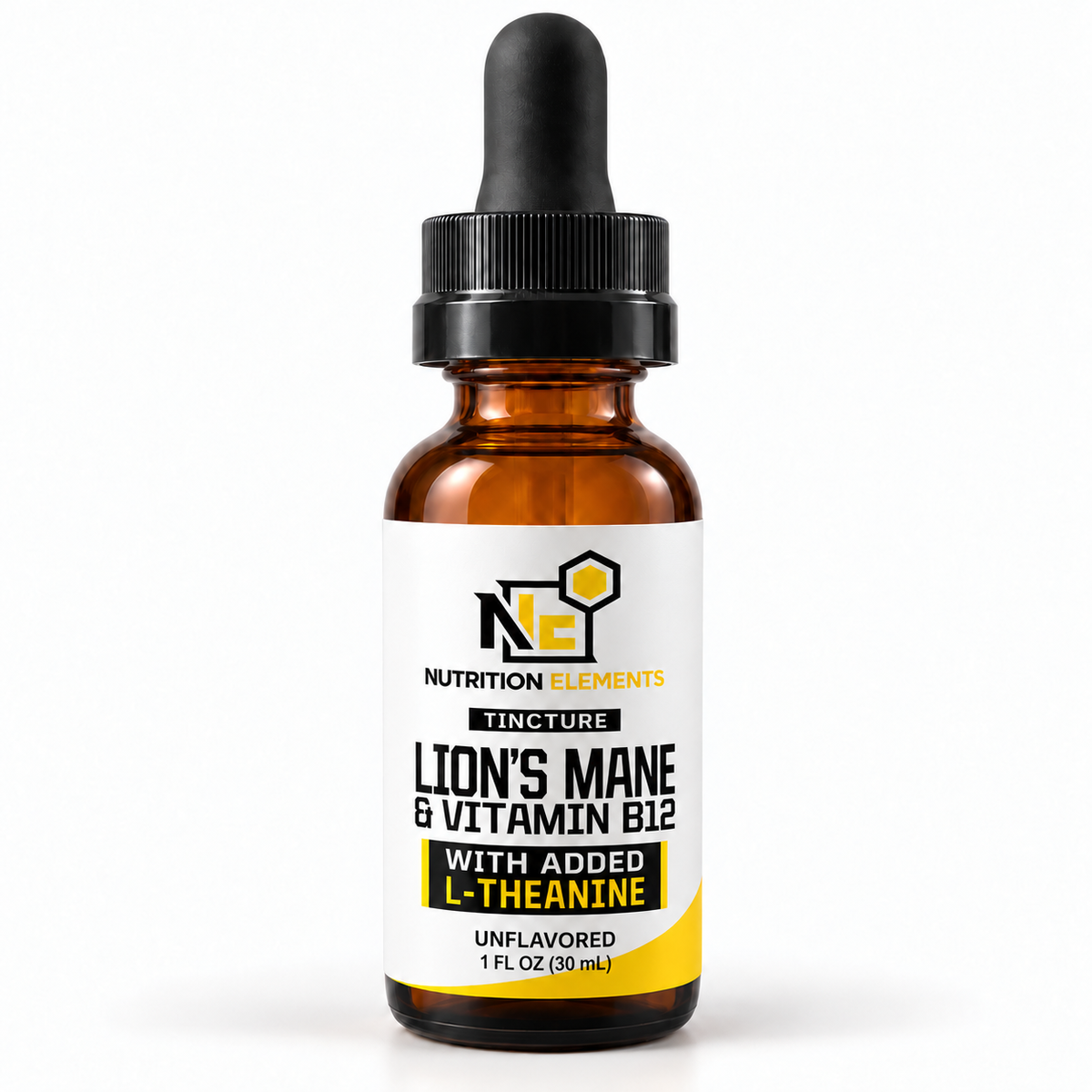 Lions Mane and B-12 tincture Unflavored