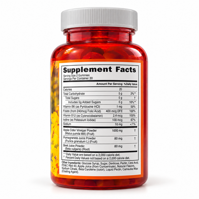 Apple Cider Vinegar Gummies-1000mg