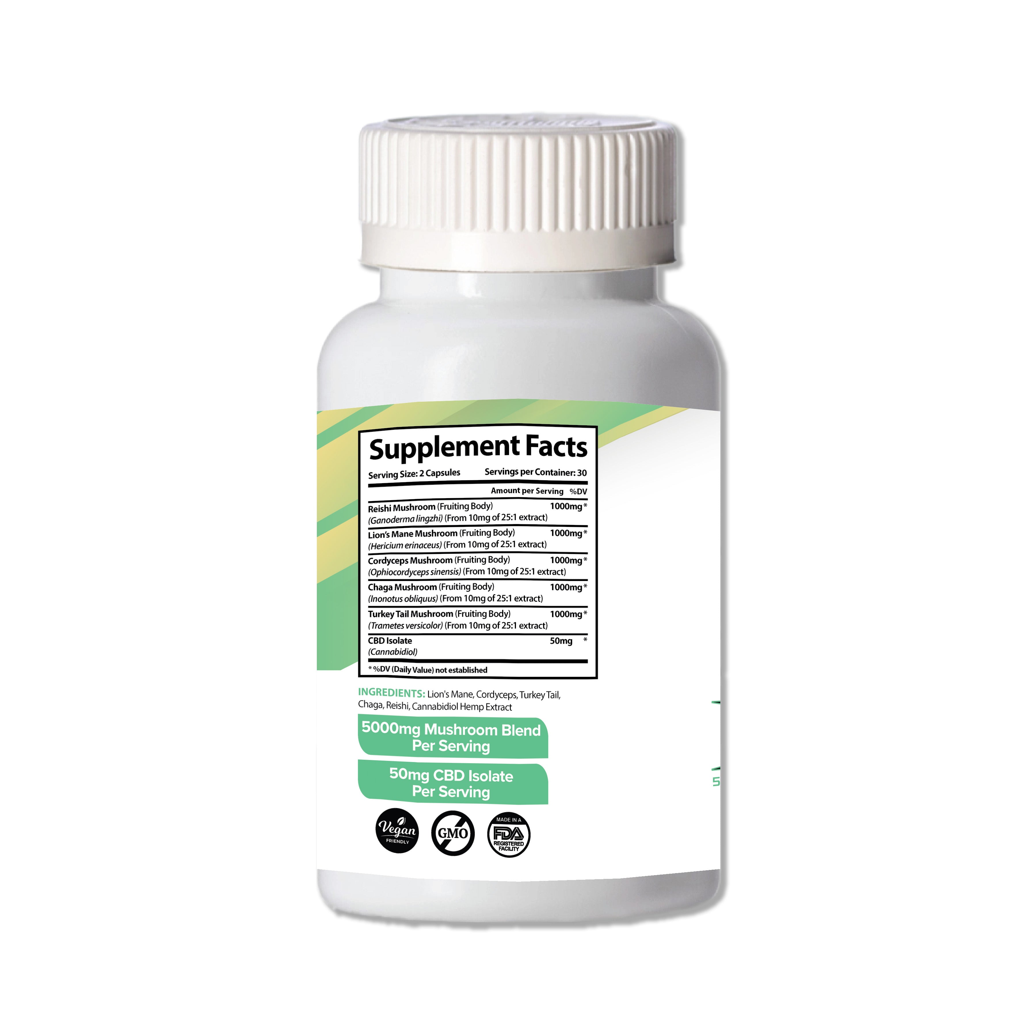 5 Matrix mushroom capsules