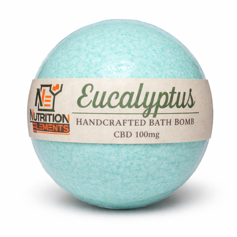 Eucalyptus Bath Bomb w/CBD 100mg