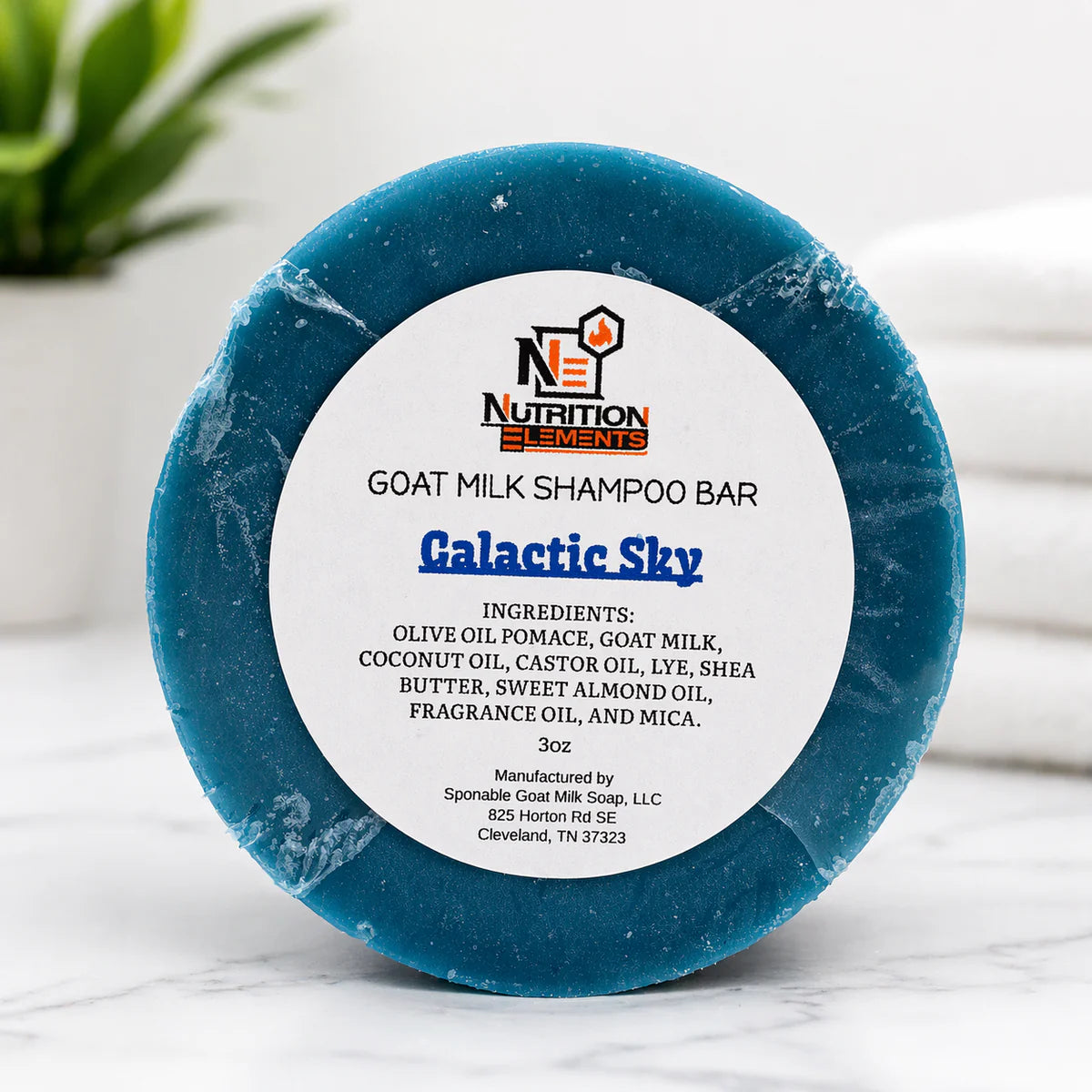 Galactic Sky Goat Milk Shampoo Bar