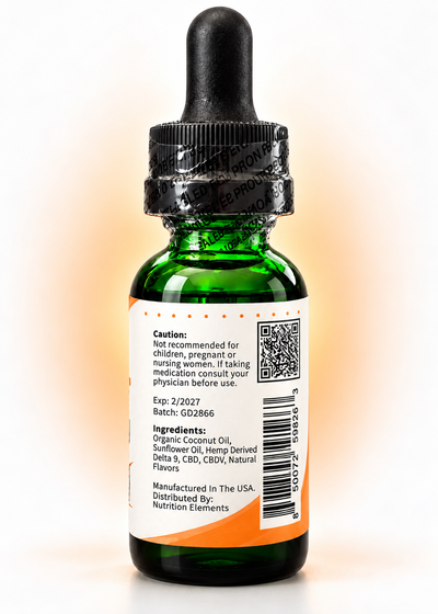 Energy + CBDV Tincture – 2000mg CBD | Mocha Latte