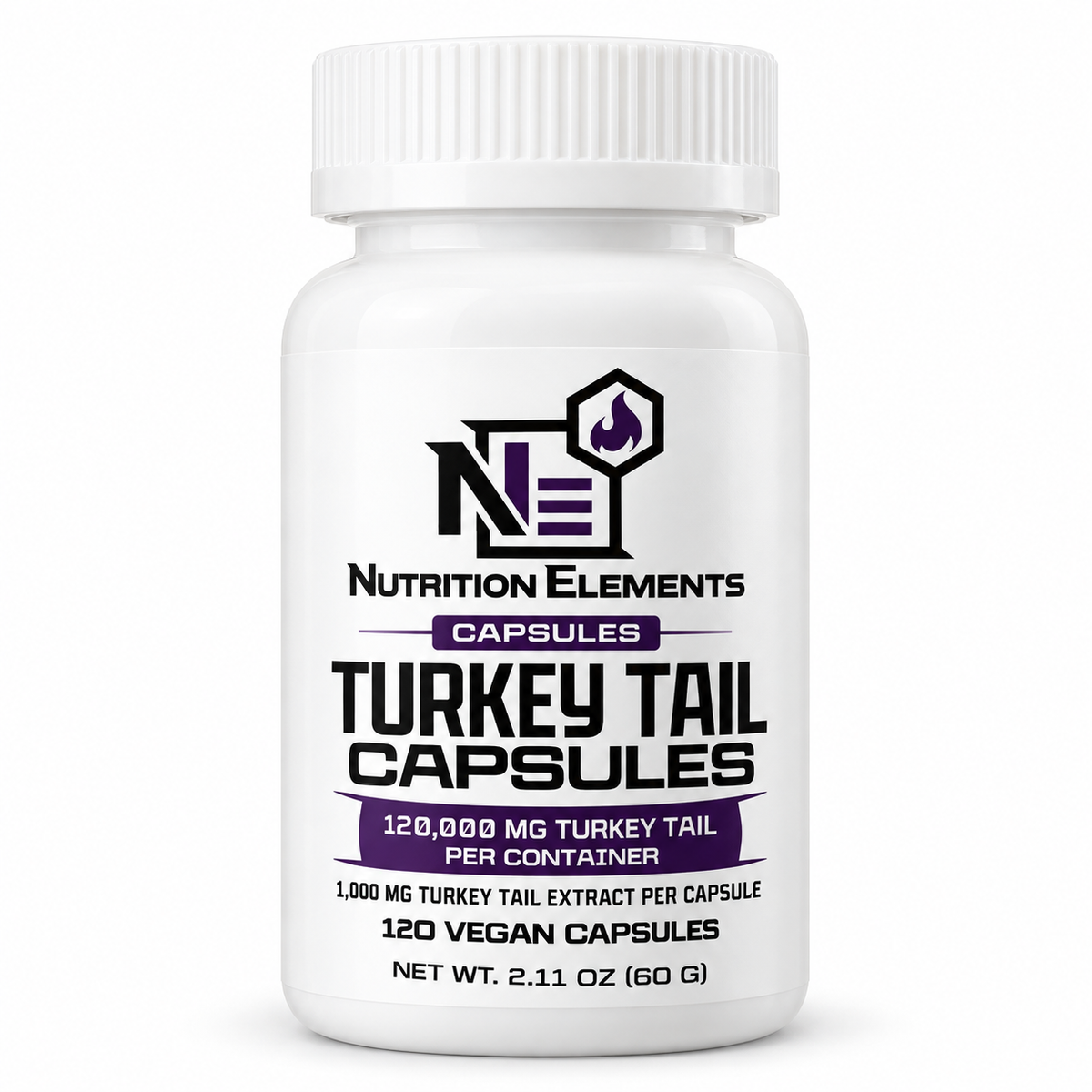 Turkey Tail Capsules- 1000mg MG / 120 count