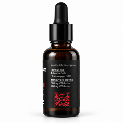 Pain + Swelling Support – 2400mg CBD + CBG Oil