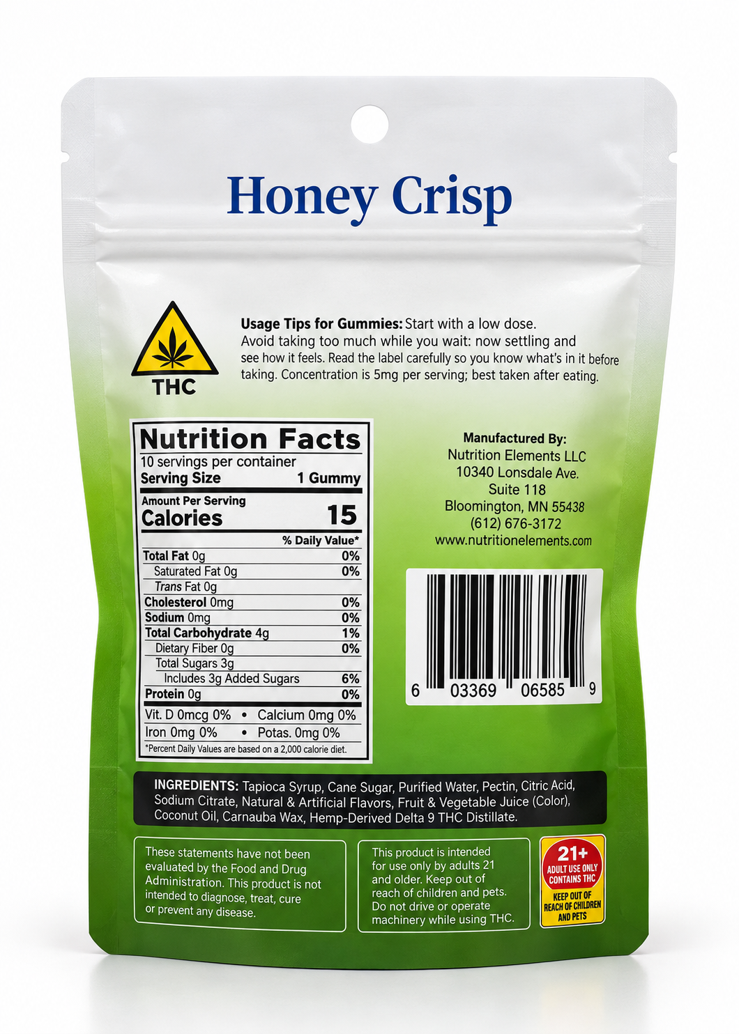 MoonShot Delta-9 Honey Crisp– 10 Count