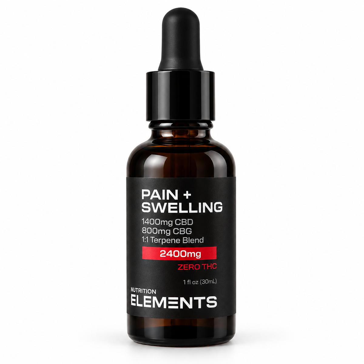 Pain + Swelling Support – 2400mg CBD + CBG Oil