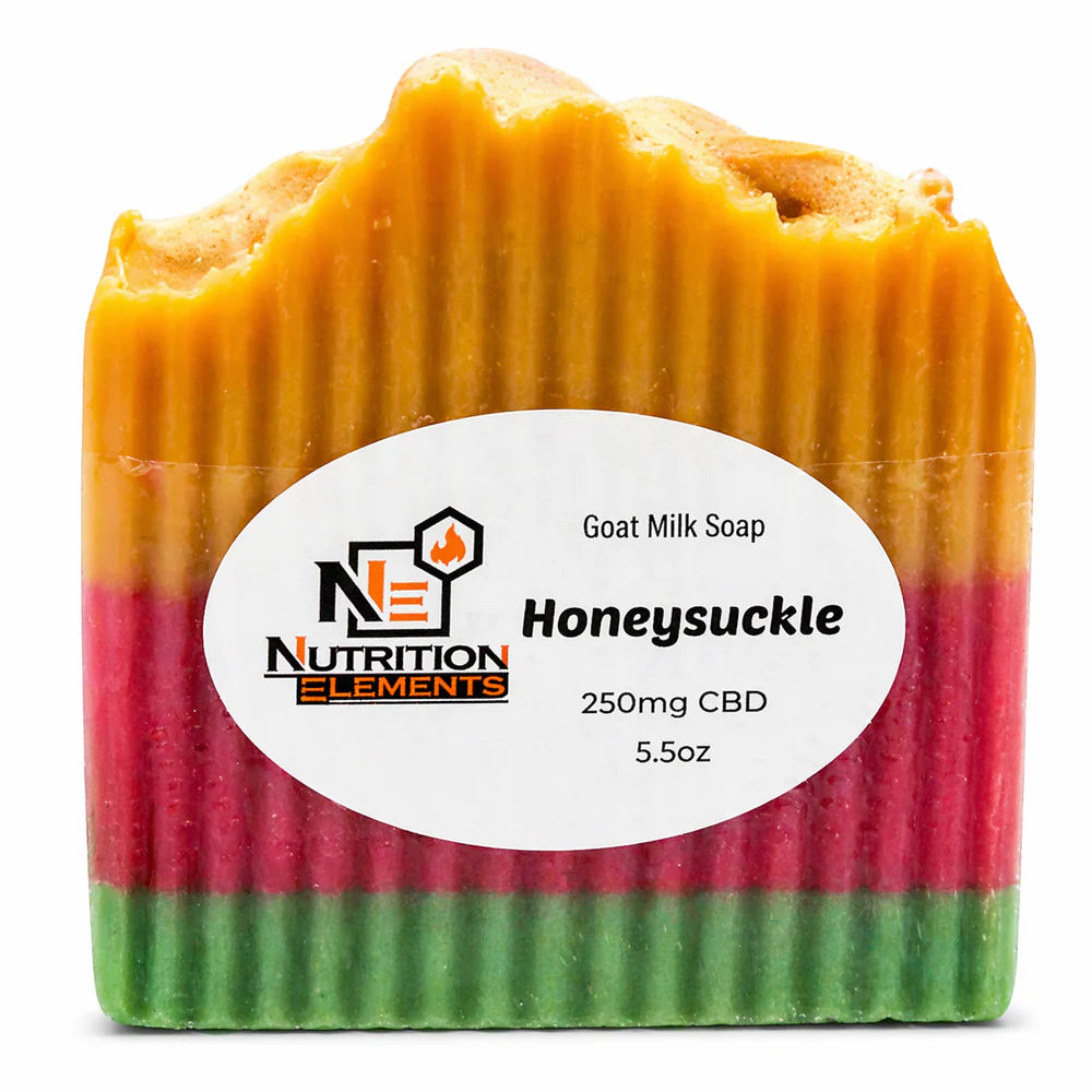 Honeysuckle CBD Goat Milk Soap – 250mg CBd