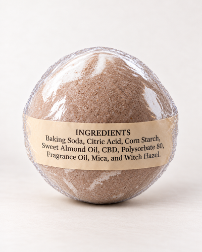 Sandalwood Vanilla CBD Bath Bomb-100mg