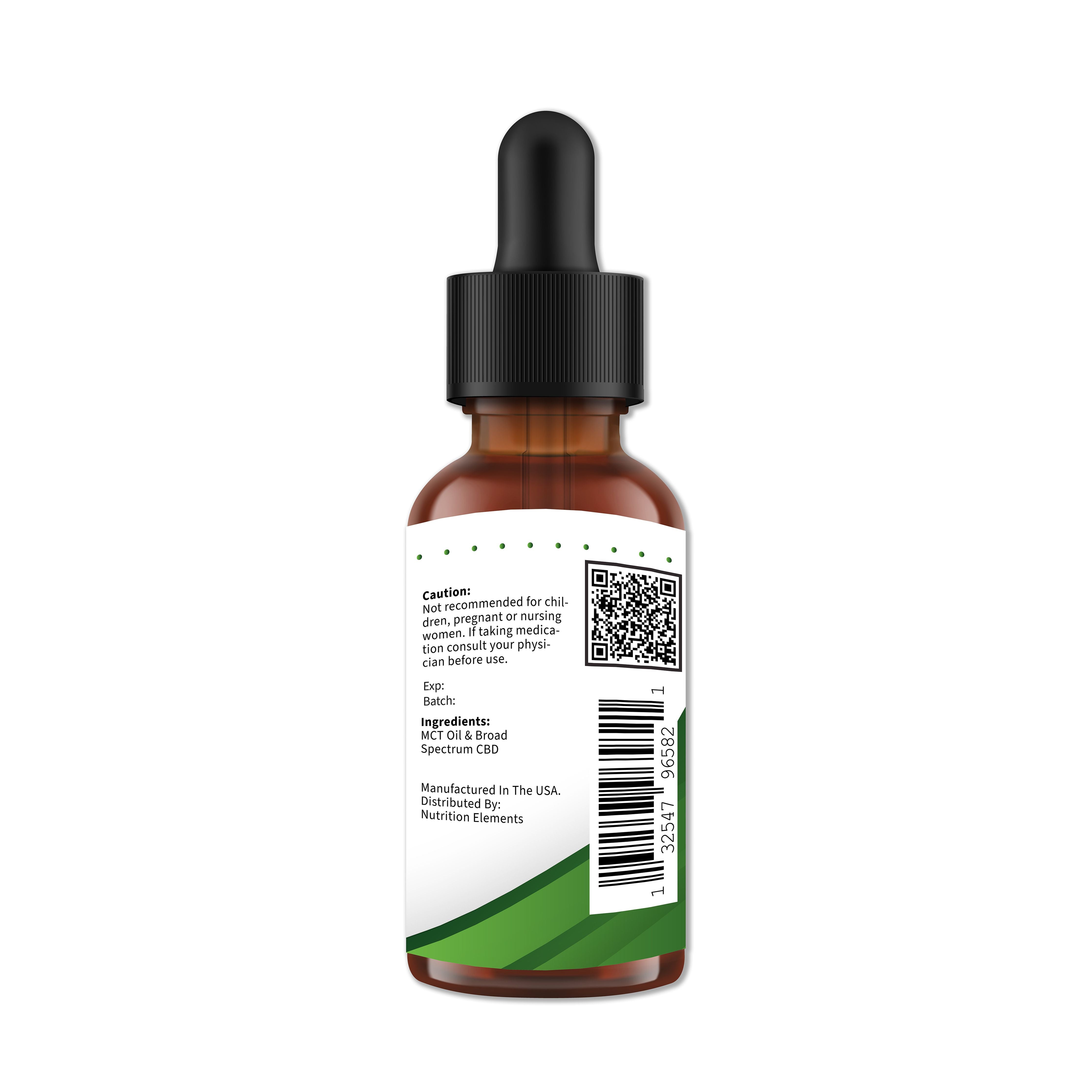 7,000mg Broad Spectrum CBD Oil, Unflavored from Nutrition Elements, product view 2