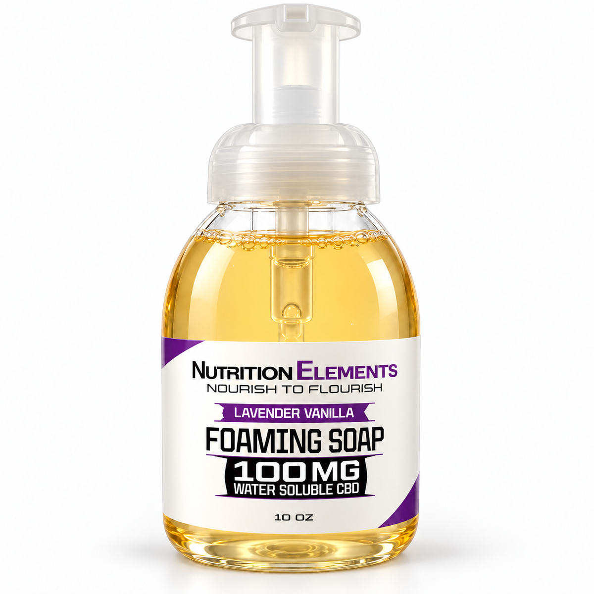 Lavendar Vanilla Water Soluable CBD Foaming- soap