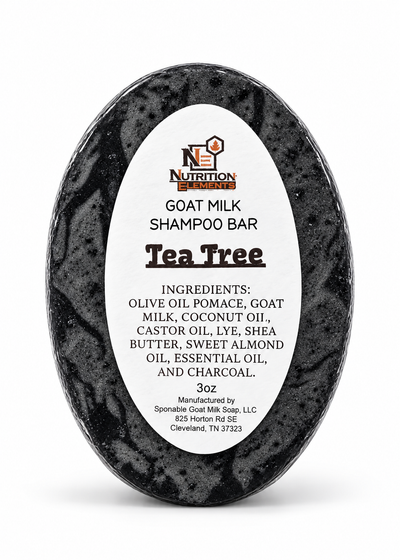 Tea Tree Goat Milk Shampoo Bar – 3 oz