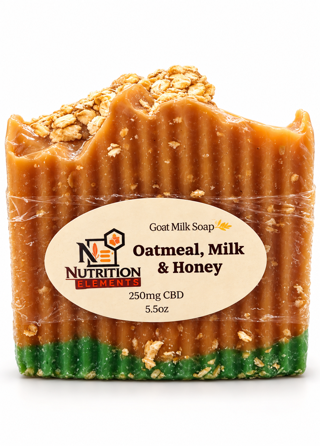Oatmeal, Milk & Honey Goat Milk Soap- 250mg CBD