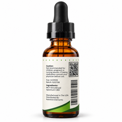 Broad Spectrum CBD Tincture 7000mg-Unflavored