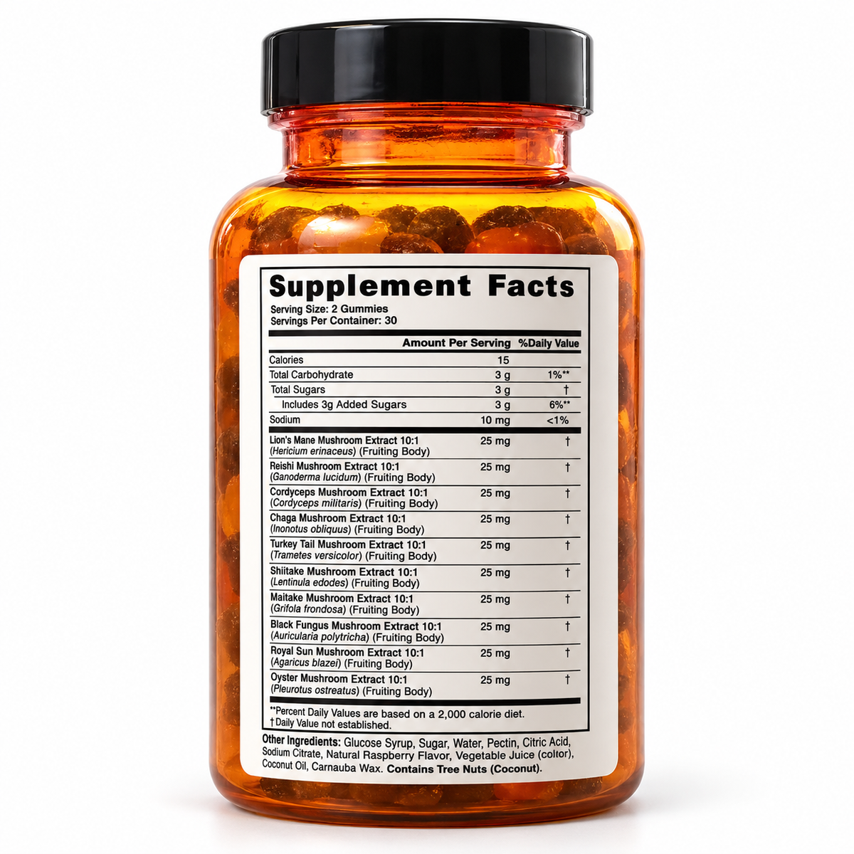 10 Matrix Mushroom Gummies-60 count