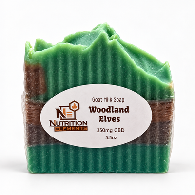 Woodland Elves Goat Milk Soap- 250mg CBD