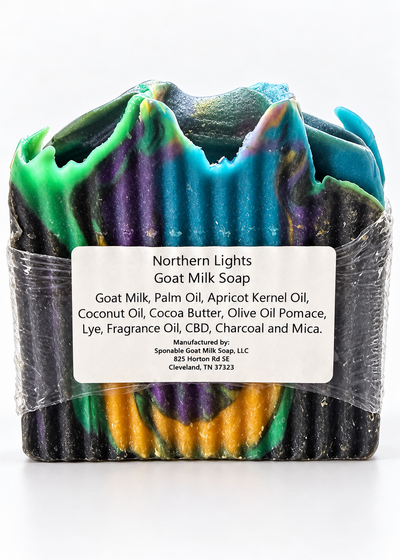 Northern Lights Goat Milk Soap- 250mg CBD