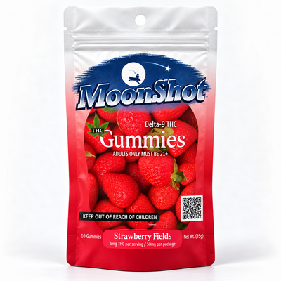 MoonShot Delta-9 Strawberry Gummies – 10 Count