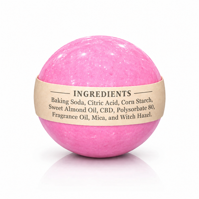 Love Spell Type CBD Bath Bomb – 100mg CBD