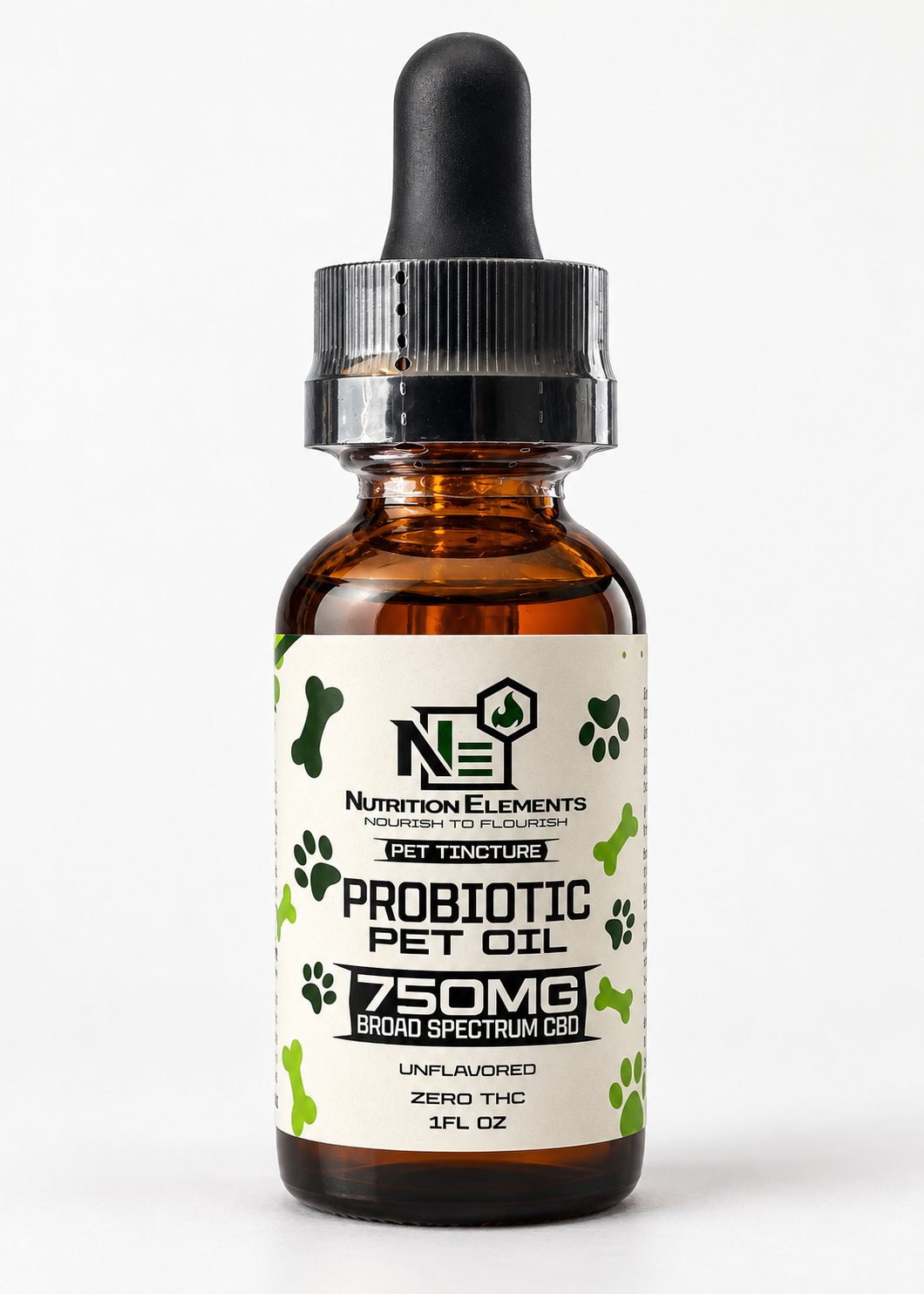 Probiotic Pet CBD Oil - 750mg Broad Spectrum