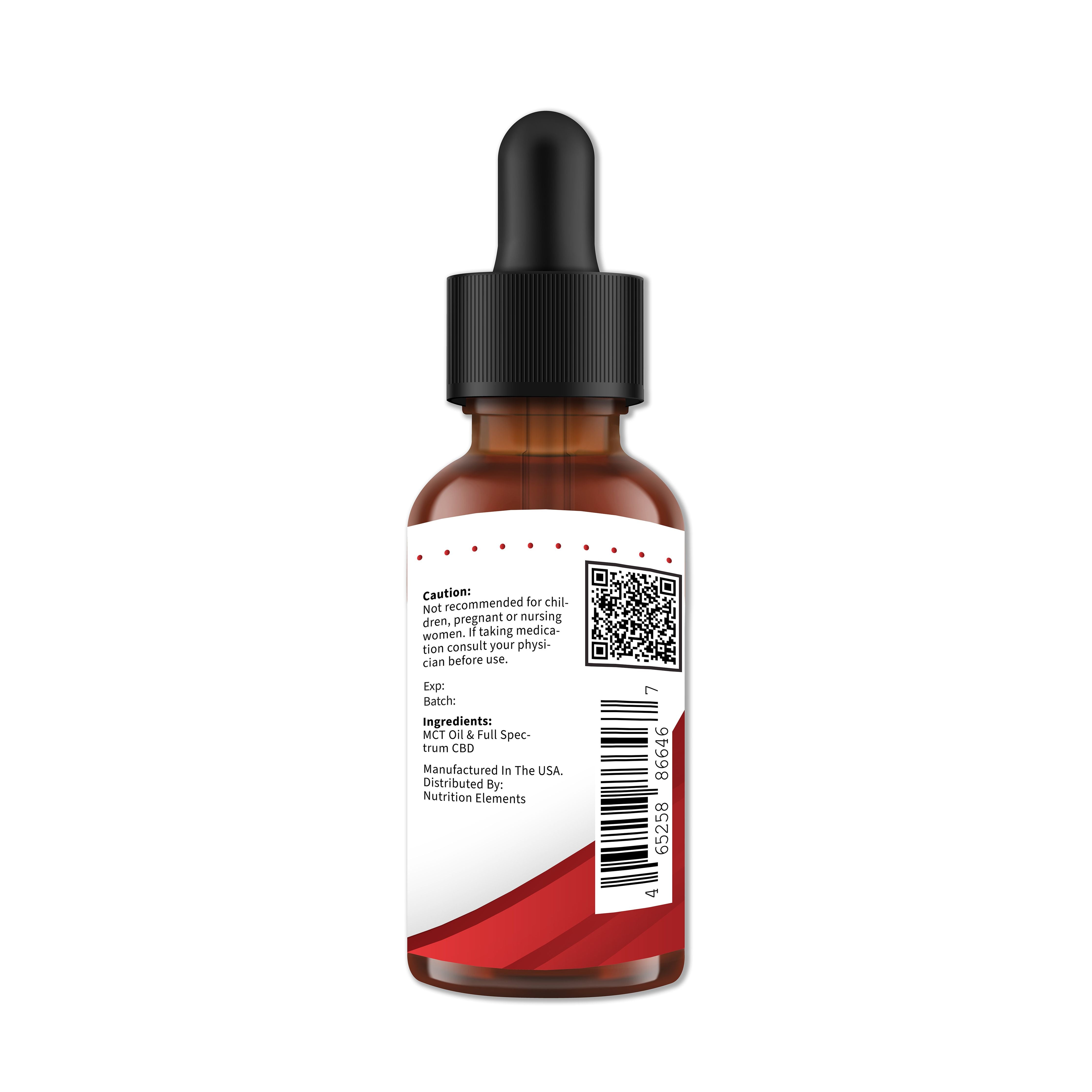 7,000mg Full Spectrum CBD Oil, Unflavored from Nutrition Elements, product view 2